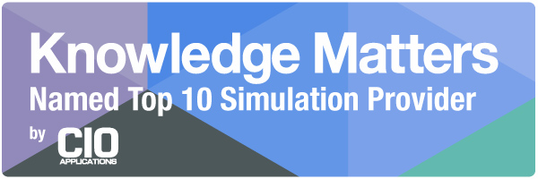 CIO Applications Magazine Recognizes Knowledge Matters As Top 10 Simulation Solution Provider