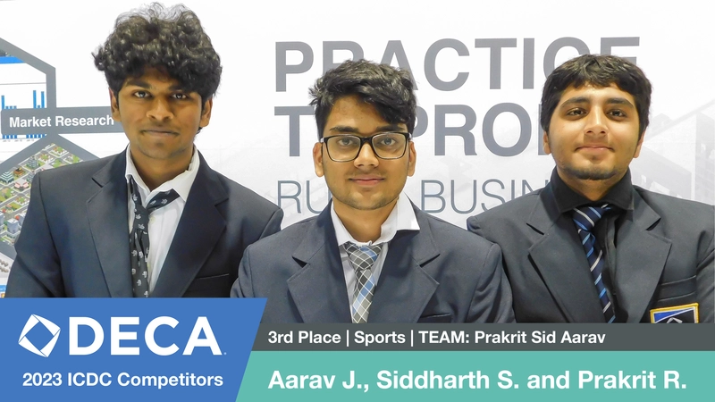 3rd place $250 winners, Aarav J., Siddharth S., and Prakrit R. from Mission San Jose High School, California