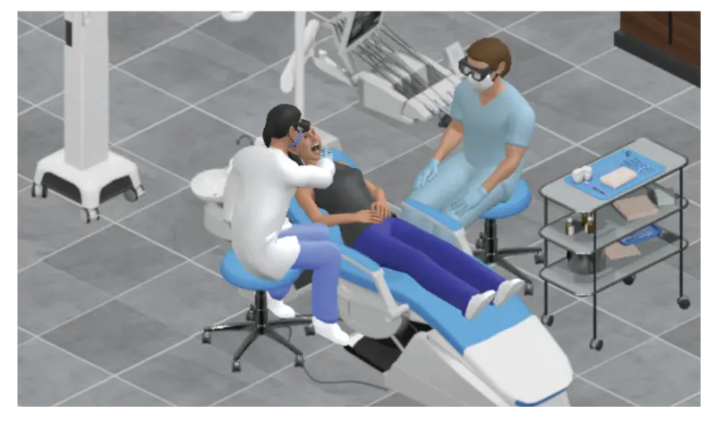 Virtual Healthcare Dental Screenshot